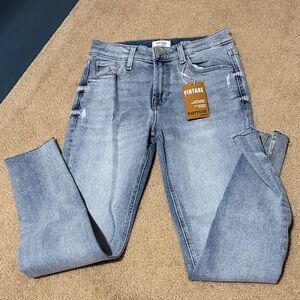 Kensie Jeans Vintage Luxe The Kelsey High Rise Skinny Jeans NEW WITH TAGS